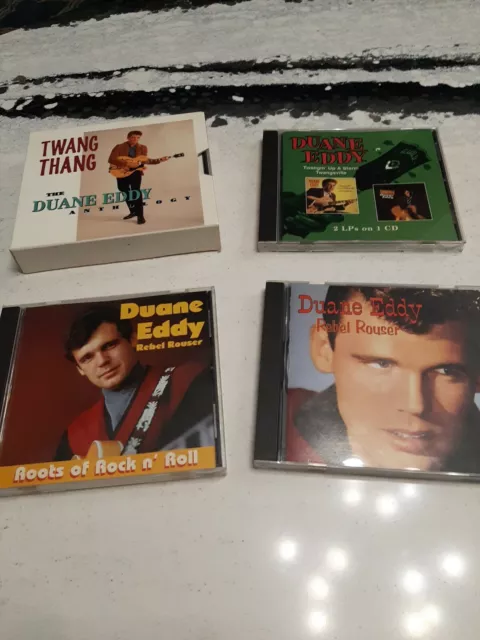 5 CD SET. Duane Eddy.  Various TWANG THANG, TWANGSVILLE, REBEL ROUSER ANTHOLOGY