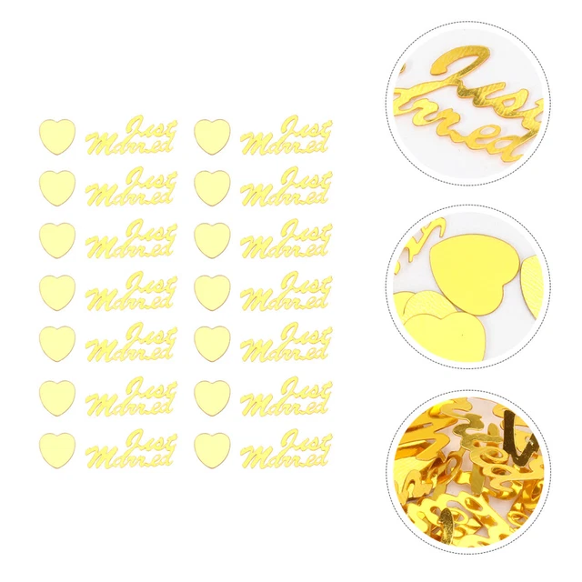 3 confezioni decorazione matrimonio glitter decorazione tavolo forniture matrimonio sposa