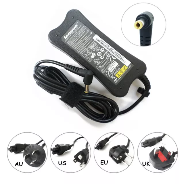 Genuine AC Power Adapter Charger For Lenovo IdeaPad N500 U350 Y510 Y550 Y650 65W