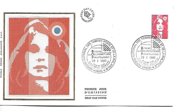 LOT DE 4 Enveloppes 1er Jour, 1990, Bicentenaire De La Révolution . EUR