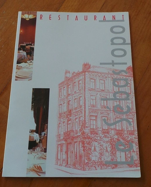Menu De Restaurant Ancien Et Rare - A. Beauvilliers - Paris - Pièce De Collection Unique