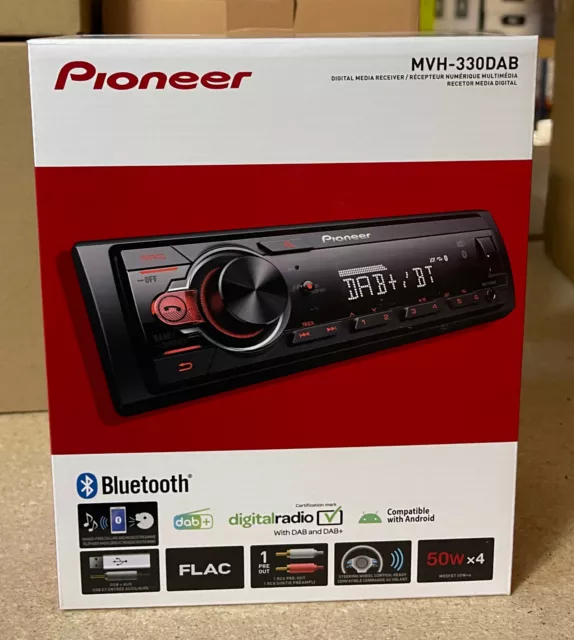 Pioneer Car Usb Radio Bluetooth Dab Stereo Tuner Fm Radio Head Unit Iphone New