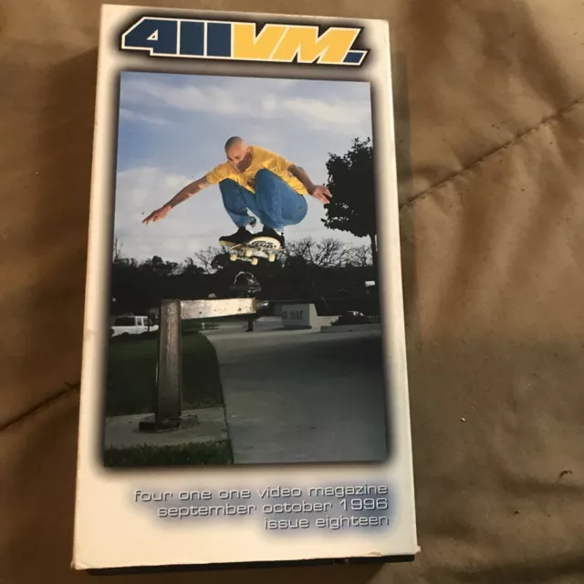 411 VM Issue 18 Sept/Oct 1996 Skate Video VHS Supreme Skateboard Shop