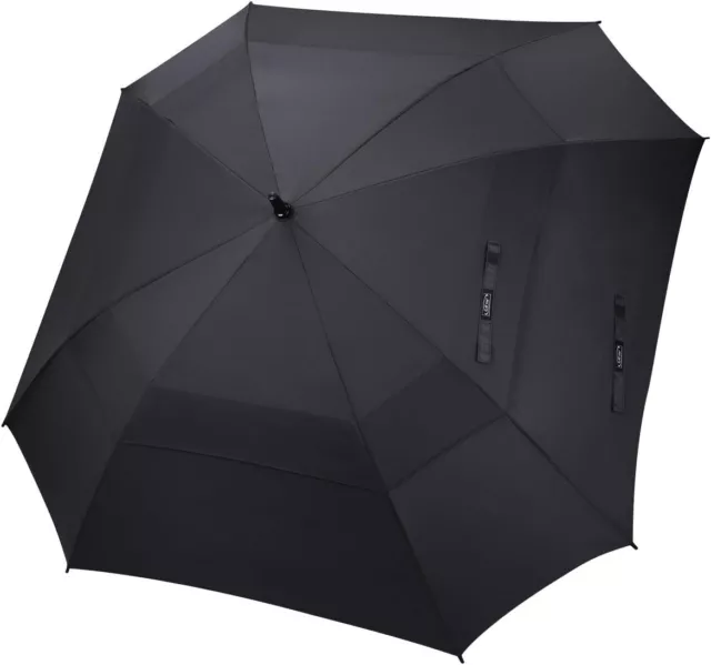 Extra Large Golf Umbrella 68 inch Vented Square Umbrella Windproof Auto Open