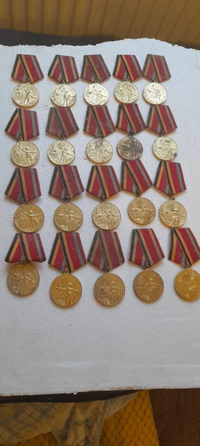 Job lot of 20 big Soviet memorable medals without documents.