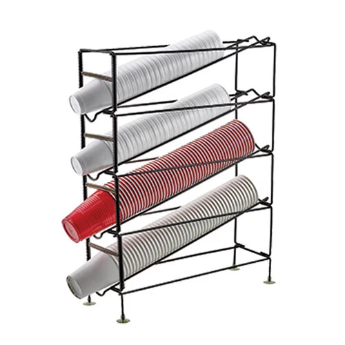 Winco CDR-4 4 Tiers Cup Dispensing Rack