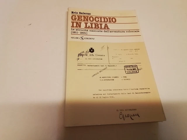 E. Salerno, Genocidio in Libia Milano SugarCo, 1979, 1n24