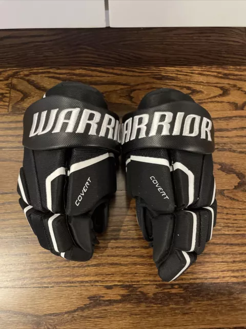 Warrior Covert QR5 Pro 9” Black Youth Hockey Gloves
