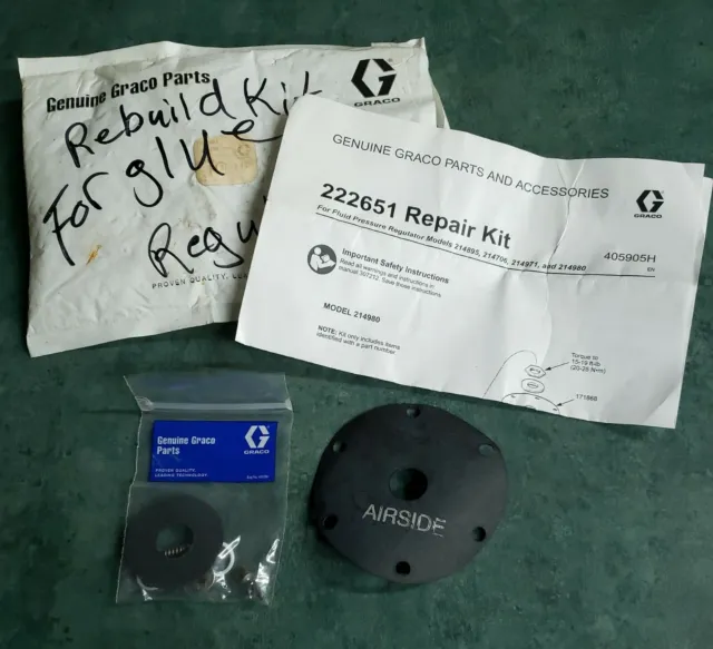 222651 Graco Repair Kit for Glue Regulator NEW!