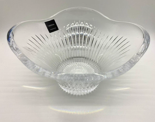 VINTAGE ROGASKA CRYSTAL Cut Candy Dish Handmade in EU 25.00 PicClick