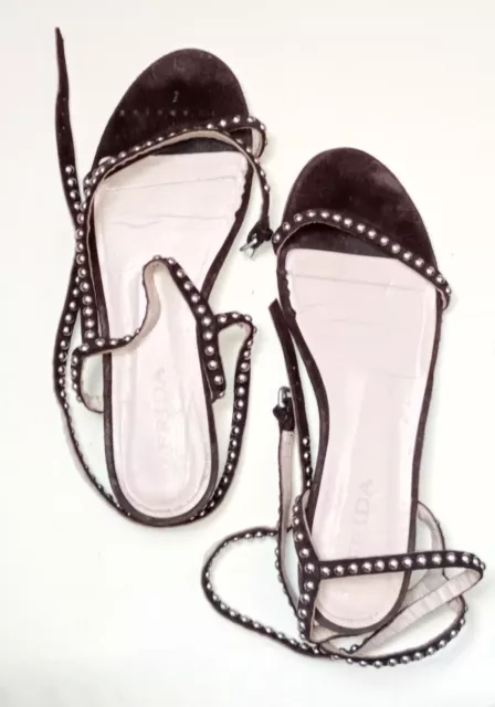 Well Worn Flat Studded Strappy Sandals