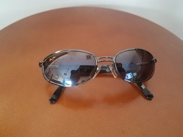 MAUI JIM TITANIUM MJ-501-02 US Pat #4,838,673 Sunglasses  display picture 2