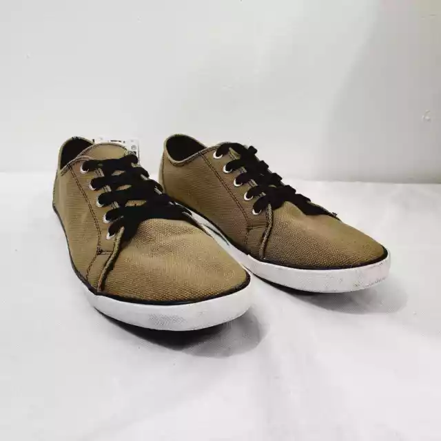 Woolrich Footwear Strand Canvas Sneaker in Field Tan Wool Casual Mens Size 9 3