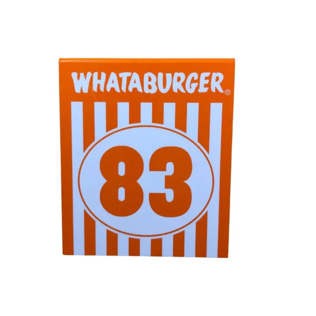 Whataburger Table Tent Number  # 83