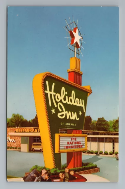 Holiday Inn Motel Hotel South Sacramento California Postcard