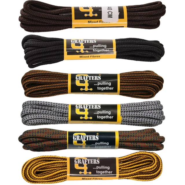 GRAFTERS HIKING BOOT Laces Strong Heavy Duty High Quality Work Shoes