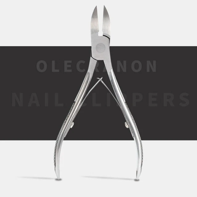 Nagelhautentferner Set – 6 Stück Mit V-förmiger Spitze & Gummiende, 11 Cm Lang, Aus Edelstahl & Kunststoff
