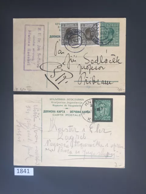 $1 World MNH Stamps (1841), Yugoslavia Kingdom covers, 1930s, see image