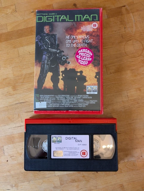 DIGITAL MAN (VHS) 1995 Big Box Ken Olandt, Kristen Dalton, Adam Baldwin ...