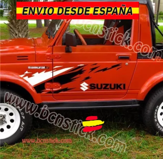 Kit Laterales Vinilos Pegatinas Decal Stickers Coche 4x4 Suzuki Samurai Extreme