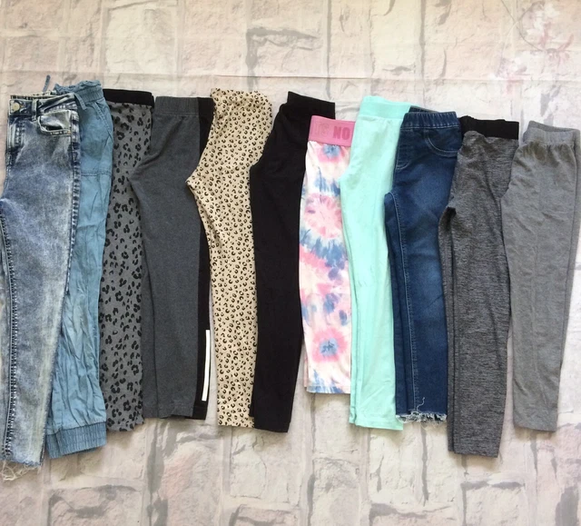 Girls Clothes Bundle 9-10 Years Leggings Jeans Jeggings M&S NEXT Adidas Etc
