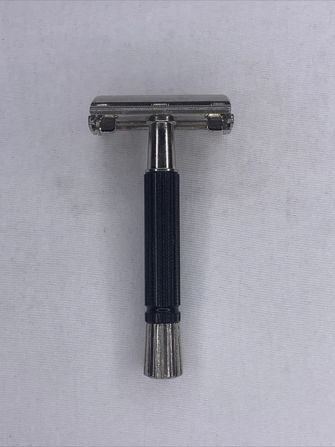 Vintage Gillette Black Super Speed TTO DE Safety Razor S-2 1972 2
