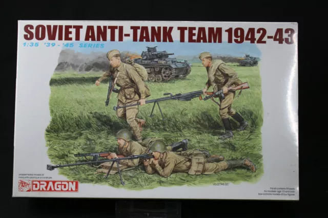 YK057 DRAGON 1/35 maquette figurine 6049 Soviet Anti-tank Team 1942-43