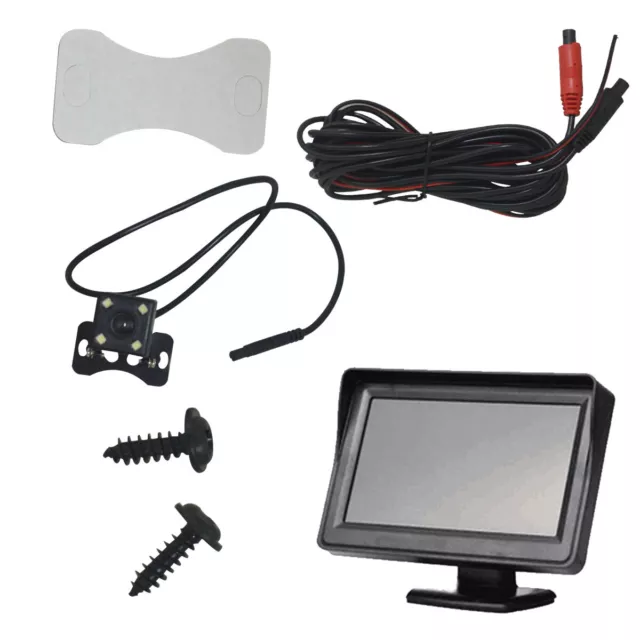 4.3" Tft Lcd Monitor + Reversing Camera 170°Car Rear View Kit For Car Truck Van 3