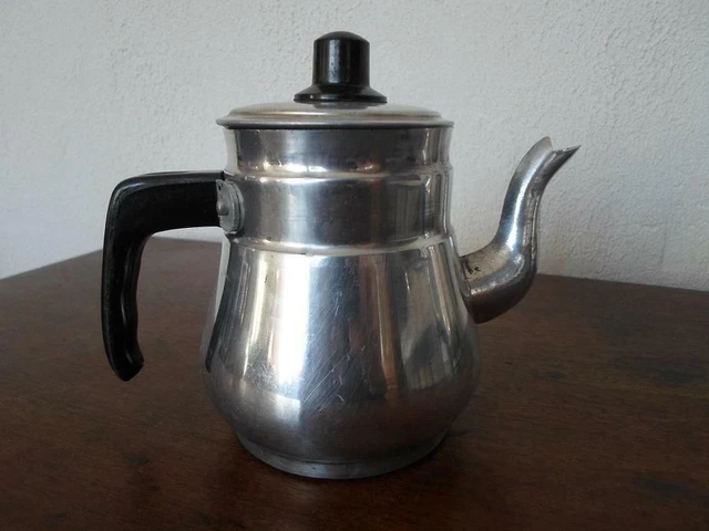 Cafetière Vintage Jema Expresso 1958 – Chrome Étincelant – Fonctionne En 110V – Magnifique