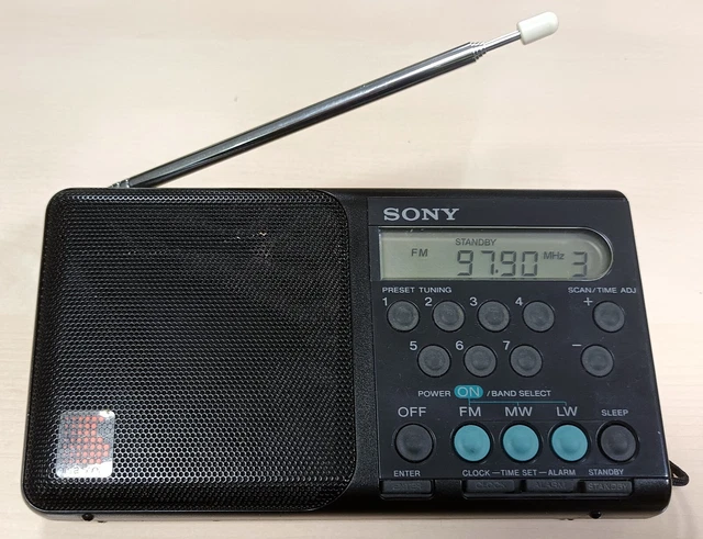 RADIO SONY 3 Bands Pll Synthetized Receiver Icf-M750L + Cable Alimentation EUR 20,00 - FR