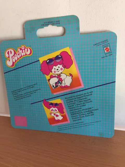 Mattel Poochie Lotsa Letters TUTTO PER SCRIVERE Carta da lettera, ecc. MOC, 1983 2