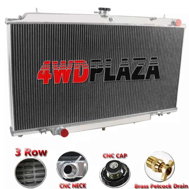 3 ROW Radiator FIT Nissan Patrol GU Y61 TD42 2.8 3.0L 4.2L Diesel ZD30 CR MT 4WD