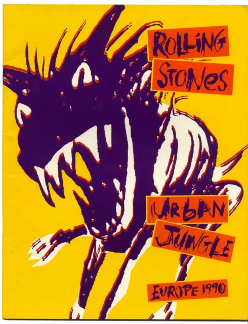 ROLLING STONES ~ Urban Jungle: Europe 1990 ~ Official UK 28-page Tour Programme