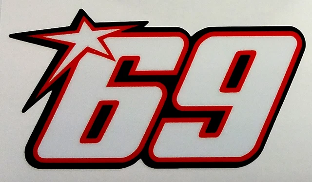 thumbnail image 2 of Nicky Hayden 69 Camo MotoGP Sticker – Cool Vinyl Decal For Your Laptop Or Toolbox 2 of 5