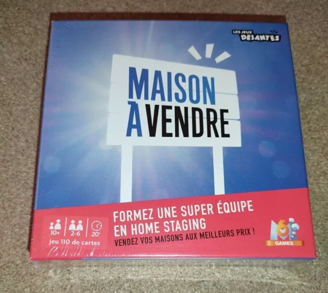 Jeu de société Les jeux Déjantés Maison à Vendre - M6 Games - NEUF
