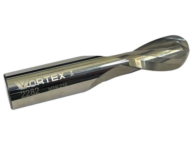 Vortex 2282 Upcut Ballnose 2 Flute Spiral Carbide Router Bit 3/4" Inch Tool NEW