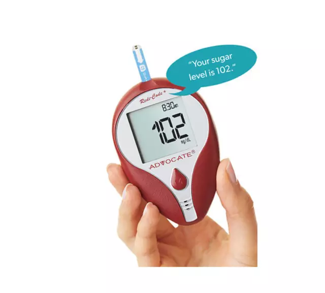 Advocate Redi-Code Parlant Mètre Kit Pour Glucose Soin