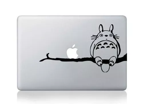 MacBook 13" inch Totoro on branch Apple decal sticker (pre-2016 MB Pro/Air only)