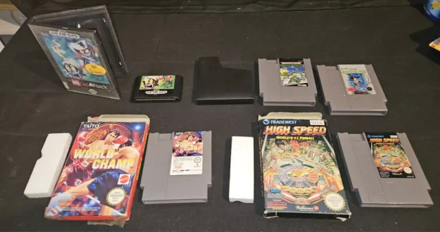 NES and Mega Drive LOT *some boxed* Nintendo Sega