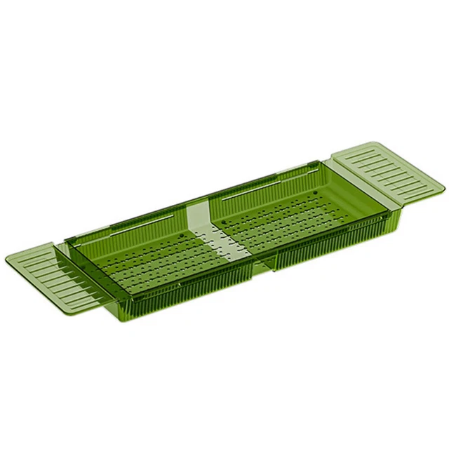 Plateaux Rectangulaires En Silicone Noir EXELCO - Lot De 2 Pour Salle De Bain, Vanité Ou Chevet