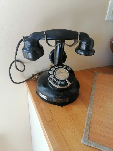 Ancien Téléphone PTT Blanc à Cadran - Contempra - Superbe état