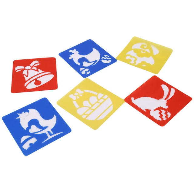Stencils for kids plastic drawing painting stencil templates toys set