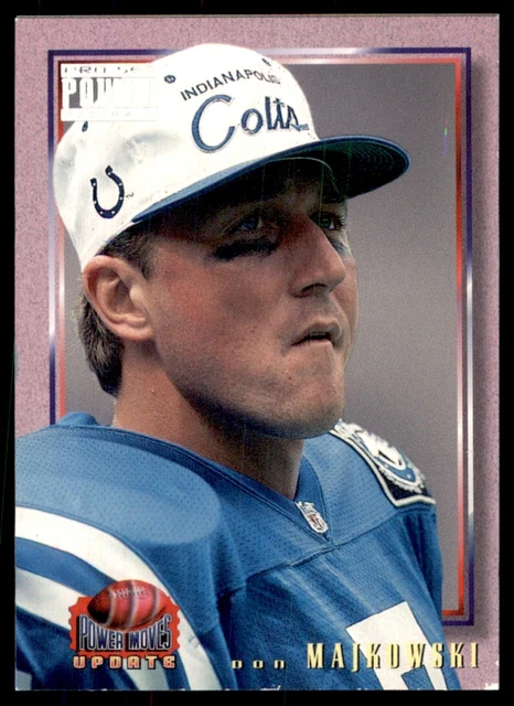 1993 Pro Set Power Update Moves Don Majkowski Indianapolis Colts #PP24