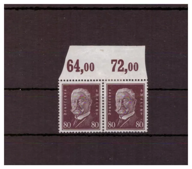 H21307 Deutsches Reich  Mi. Nr. 422 POR als Paar  ungebraucht