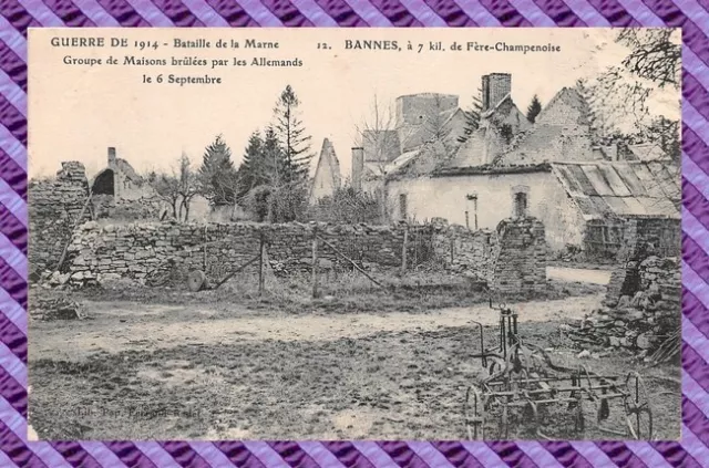CPA 51 - Bannes IN 7 Kil De Fère-champenoise