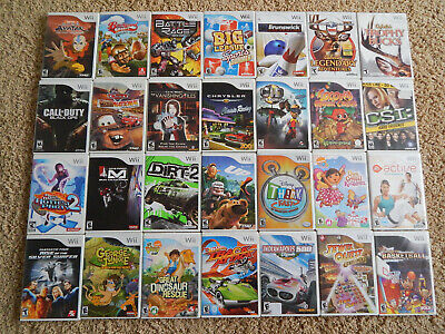 Nintendo Wii Games! You Choose from Large Selection! $7.95 Each! Buy 3 Get 1!
