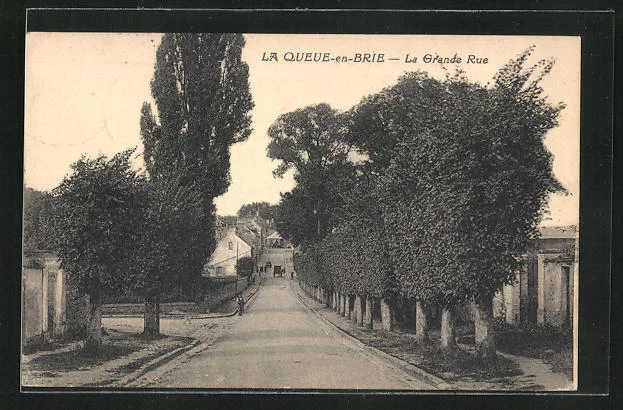 CPA La Queue-en-Brie, la Grande Rue