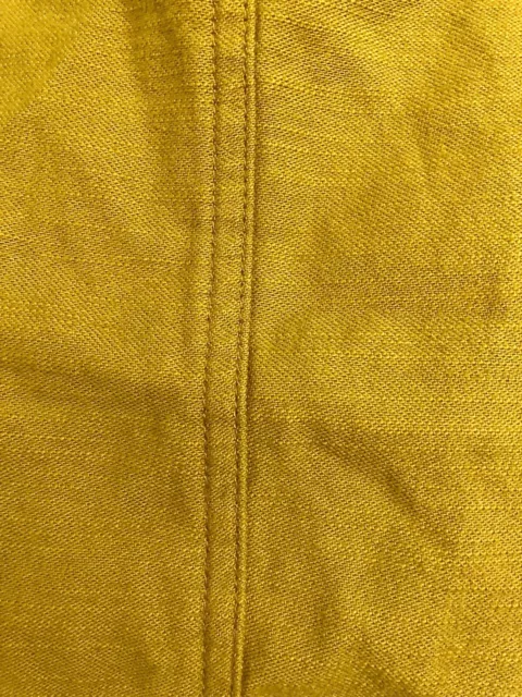 Who What Wear Paper Bag 100% Cotton Golden Mustard Color Pants - Size 2 2