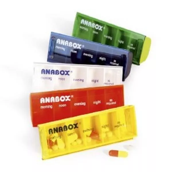 Anabox Daily Pill Box/Organiser