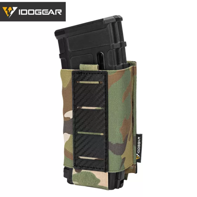 IDOGEAR Tactical Mag Poch 5.56 Single Mag Carbone Porche MOLLE Pochette Hunting